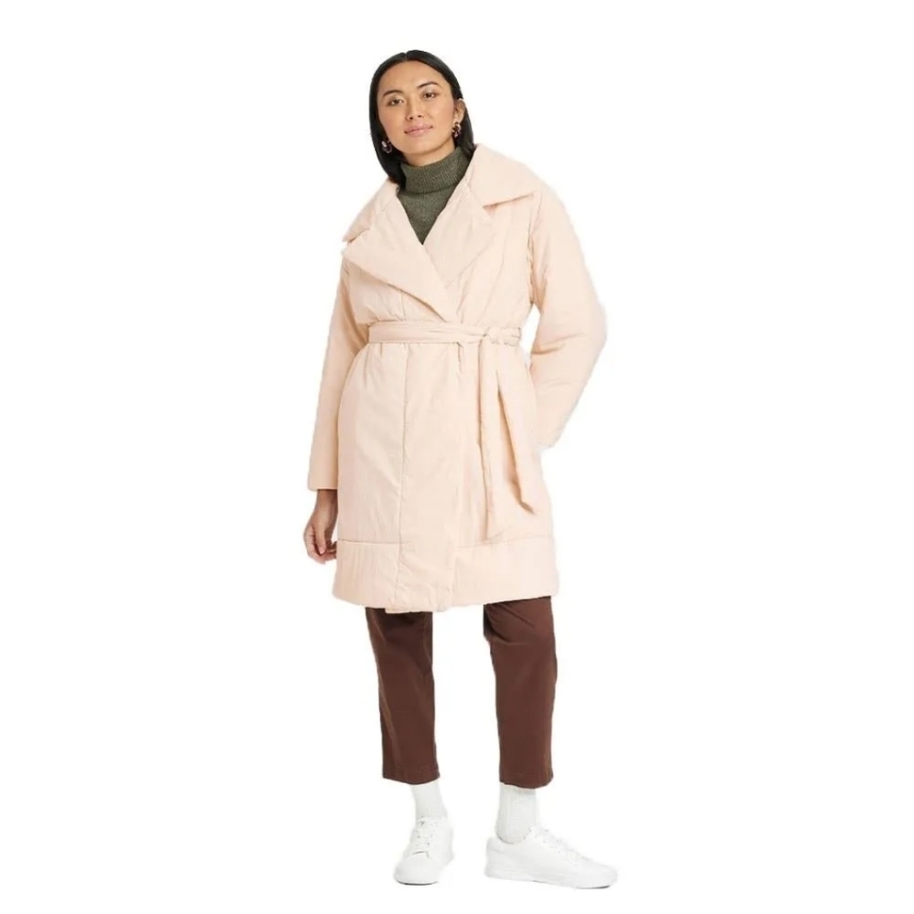 A New Day NWT Wrap Jacket Pink Cream